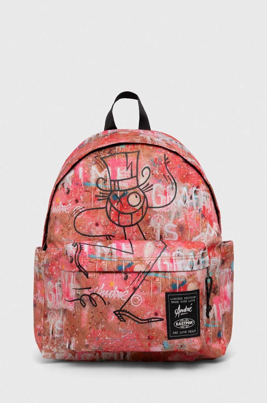 

Раница Eastpak x Andre DAY PAK'R цвят розовo голям шарен EK0A5BG43O81, Розов