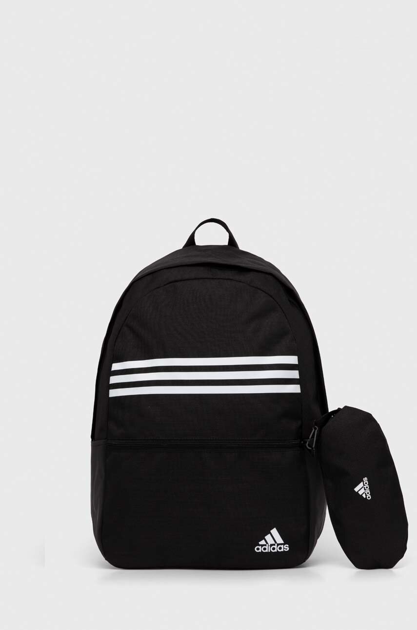 adidas rucsac Essentials culoarea negru, mare, cu imprimeu, IZ1895