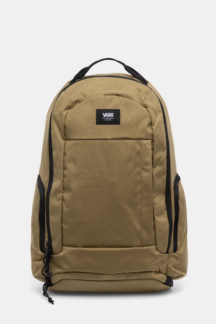 Vans rucsac culoarea verde, mare, neted, VN000HRGCUQ1