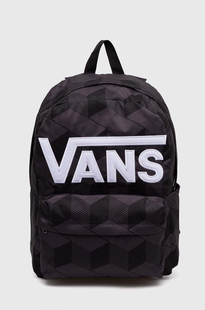 

Раница Vans в черно голям размер с апликация VN000H4ZKOU1, Черен