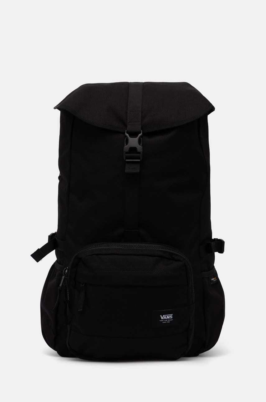 Vans rucsac culoarea negru, mare, neted, VN000HRFBLK1