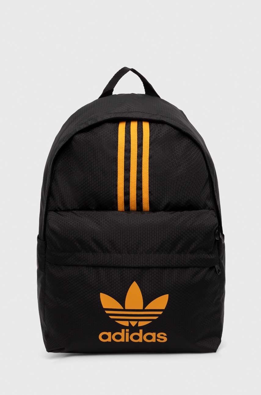 adidas Originals rucsac 0 culoarea negru, mare, cu imprimeu, IW0946 adidas Originals rucsac 0 culoarea negru, mare, cu imprimeu, IW0946