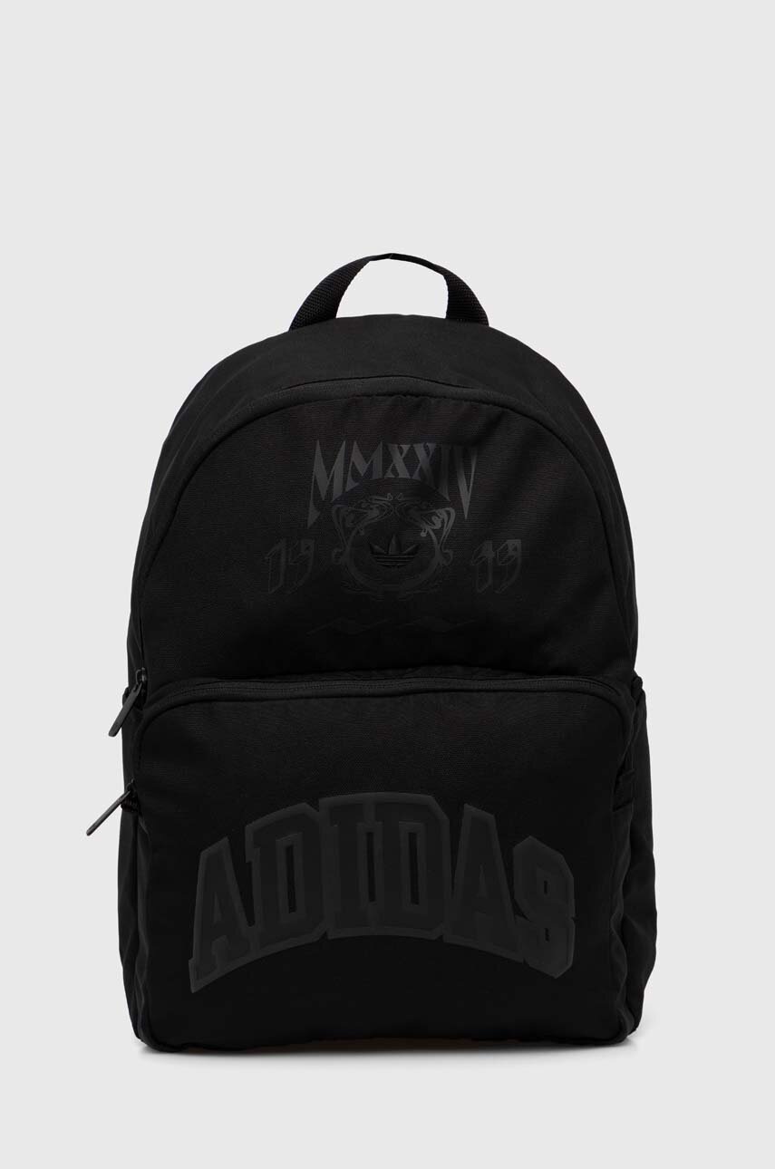 

Раница adidas Originals в черно голям размер с апликация IX6832, Черен