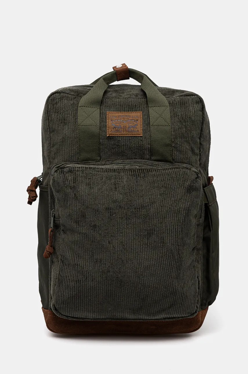 

Раница Levi's в зелено голям размер с десен D7727-0008, Зелен