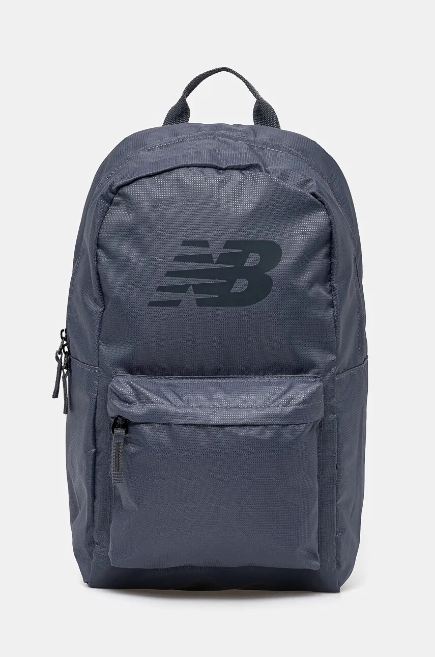 New Balance rucsac culoarea gri, mare, neted, LAB23097AGY