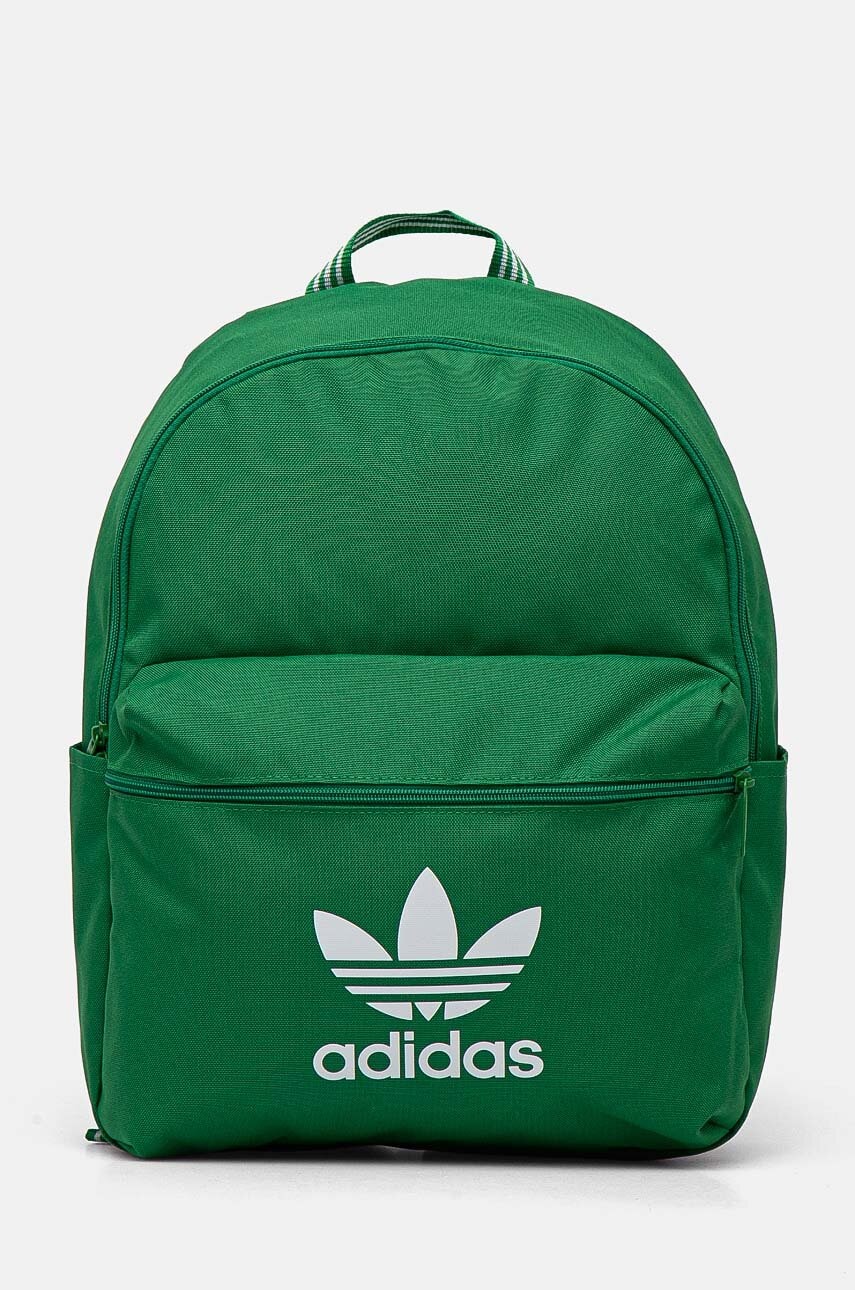 adidas Originals rucsac Adicolor culoarea verde, mare, cu imprimeu, IW1781