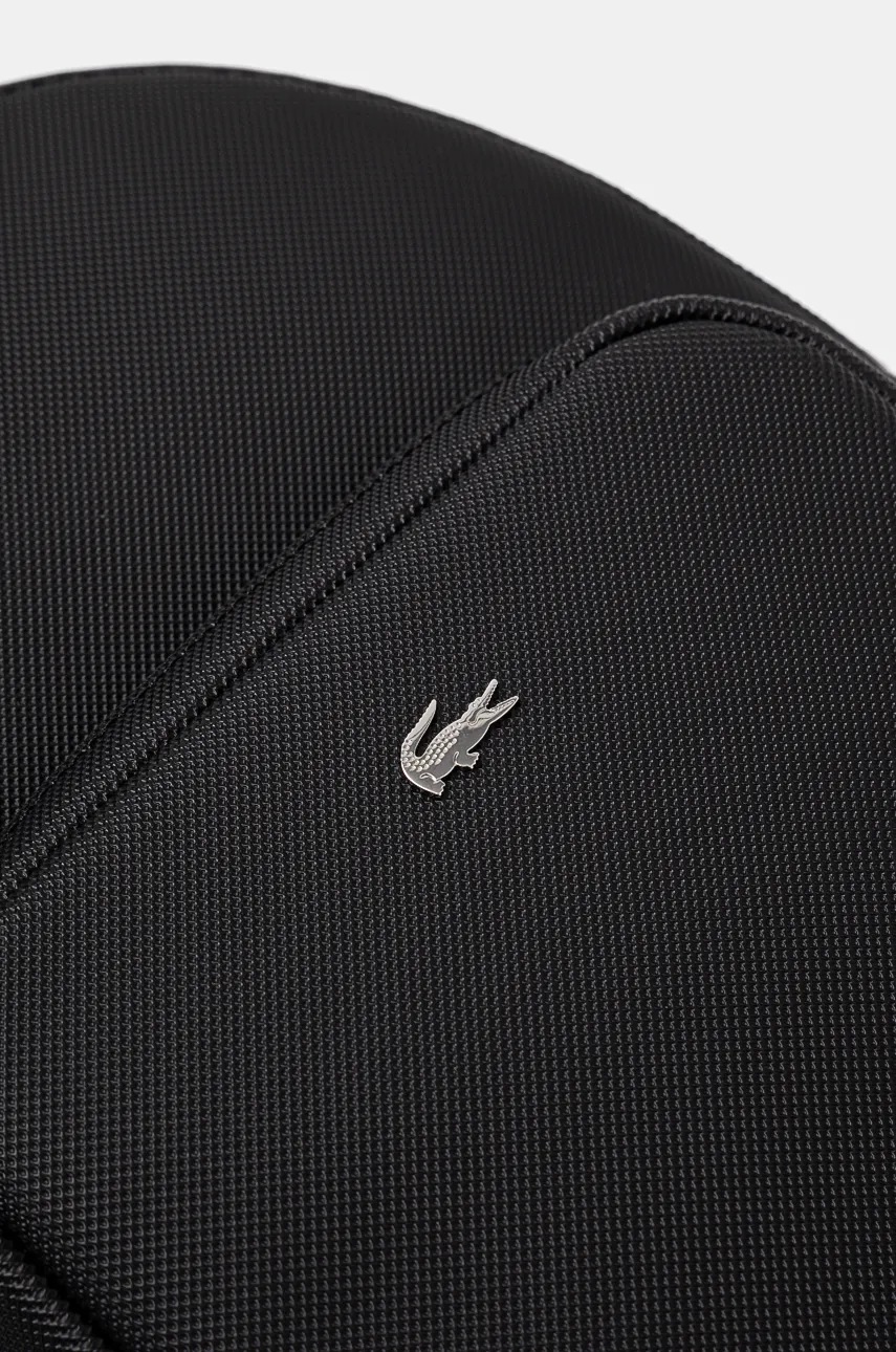 Σακίδιο πλάτης Lacoste χρώμα: μαύρο, NF4759DZ φωτογραφία