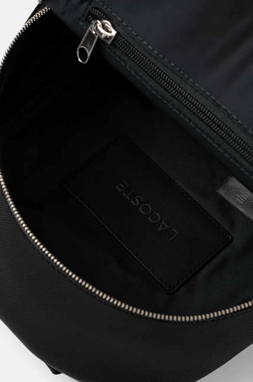 Σακίδιο πλάτης Lacoste χρώμα: μαύρο, NF4759DZ φωτογραφία