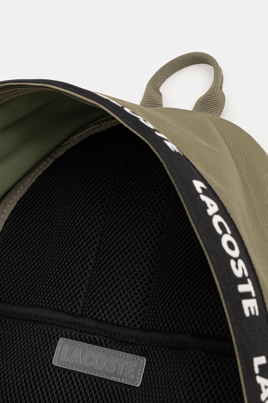 Σακίδιο πλάτης Lacoste χρώμα: πράσινο, NU4685NZ φωτογραφία