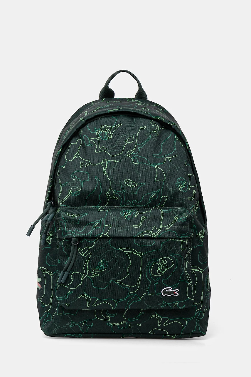 Lacoste rucsac culoarea verde, mare, modelator, NU4693HN