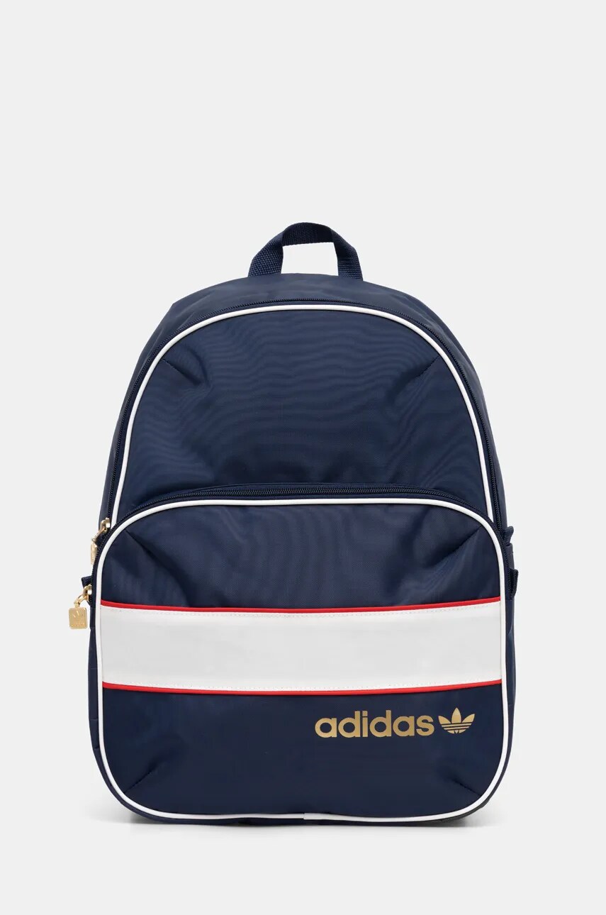 adidas Originals rucsac culoarea albastru marin, mare, cu imprimeu, IX7436