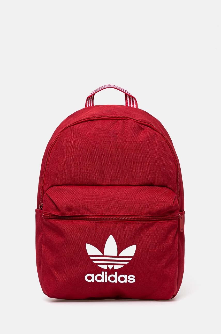 adidas Originals rucsac culoarea rosu, mare, cu imprimeu, IX7455 adidas Originals rucsac culoarea rosu, mare, cu imprimeu, IX7455