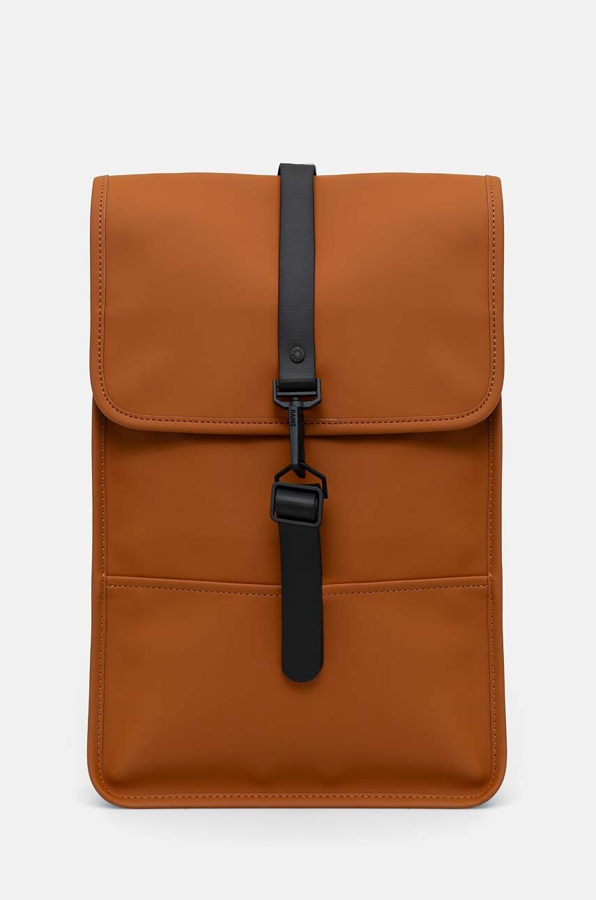 

Раница Rains Backpack Mini W3 в кафяво голям размер с изчистен дизайн 13020-63, Кафяв