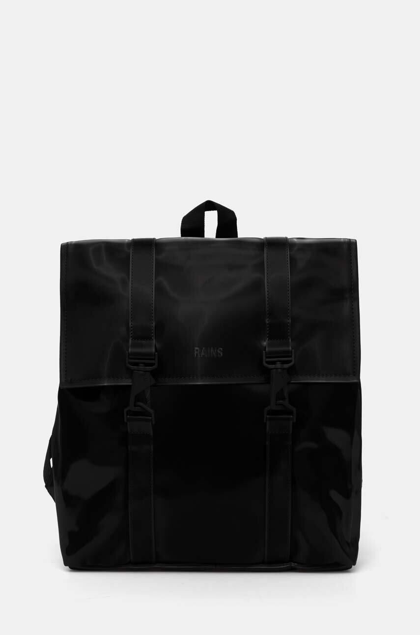 

Раница Rains MSN Bag Mini W3 в черно голям размер с изчистен дизайн 13310-29, Черен
