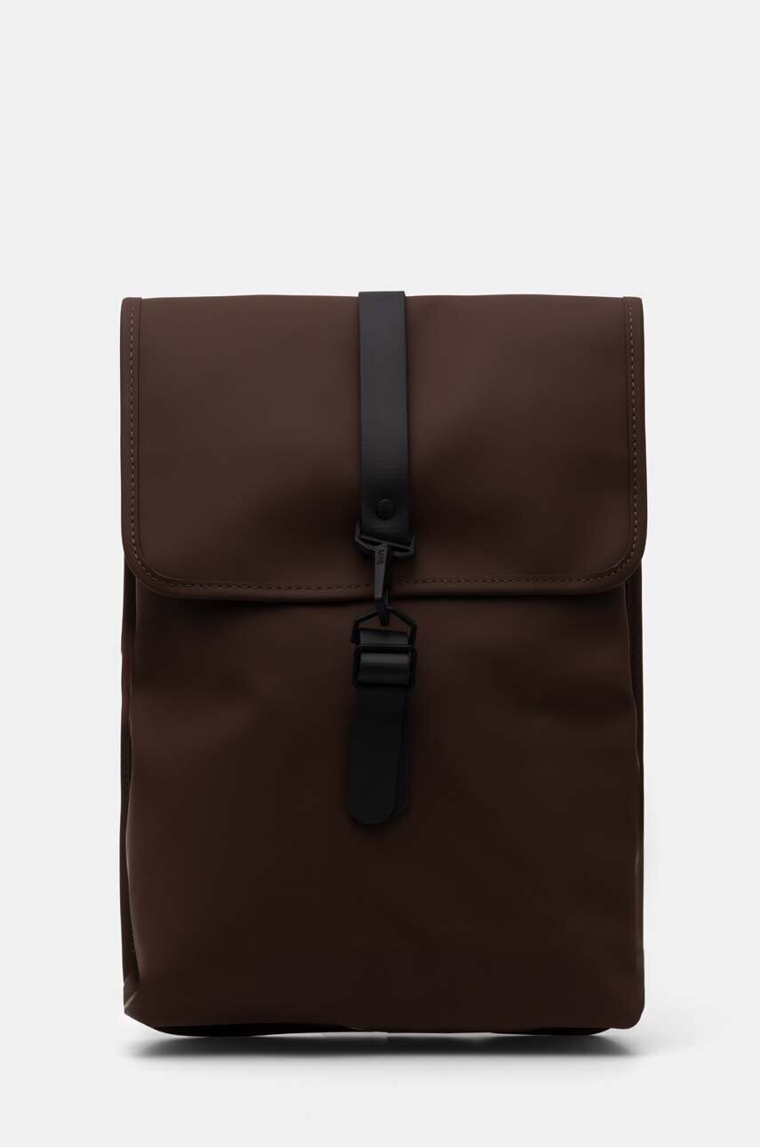 

Раница Rains Rucksack W3 в кафяво голям размер с изчистен дизайн 13500-23, Кафяв