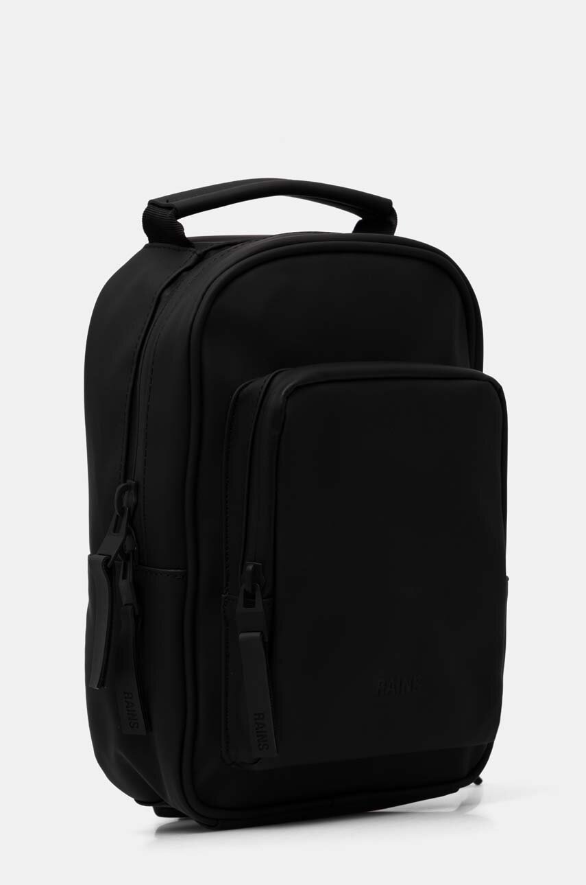 Σακίδιο πλάτης Rains Book Daypack Mini W3 χρώμα: μαύρο, 13690-01 φωτογραφία