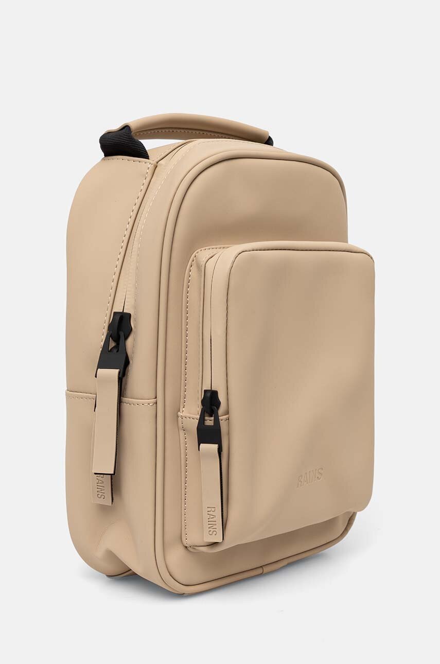 Σακίδιο πλάτης Rains Book Daypack Mini W3 χρώμα: μπεζ, 13690-24 φωτογραφία