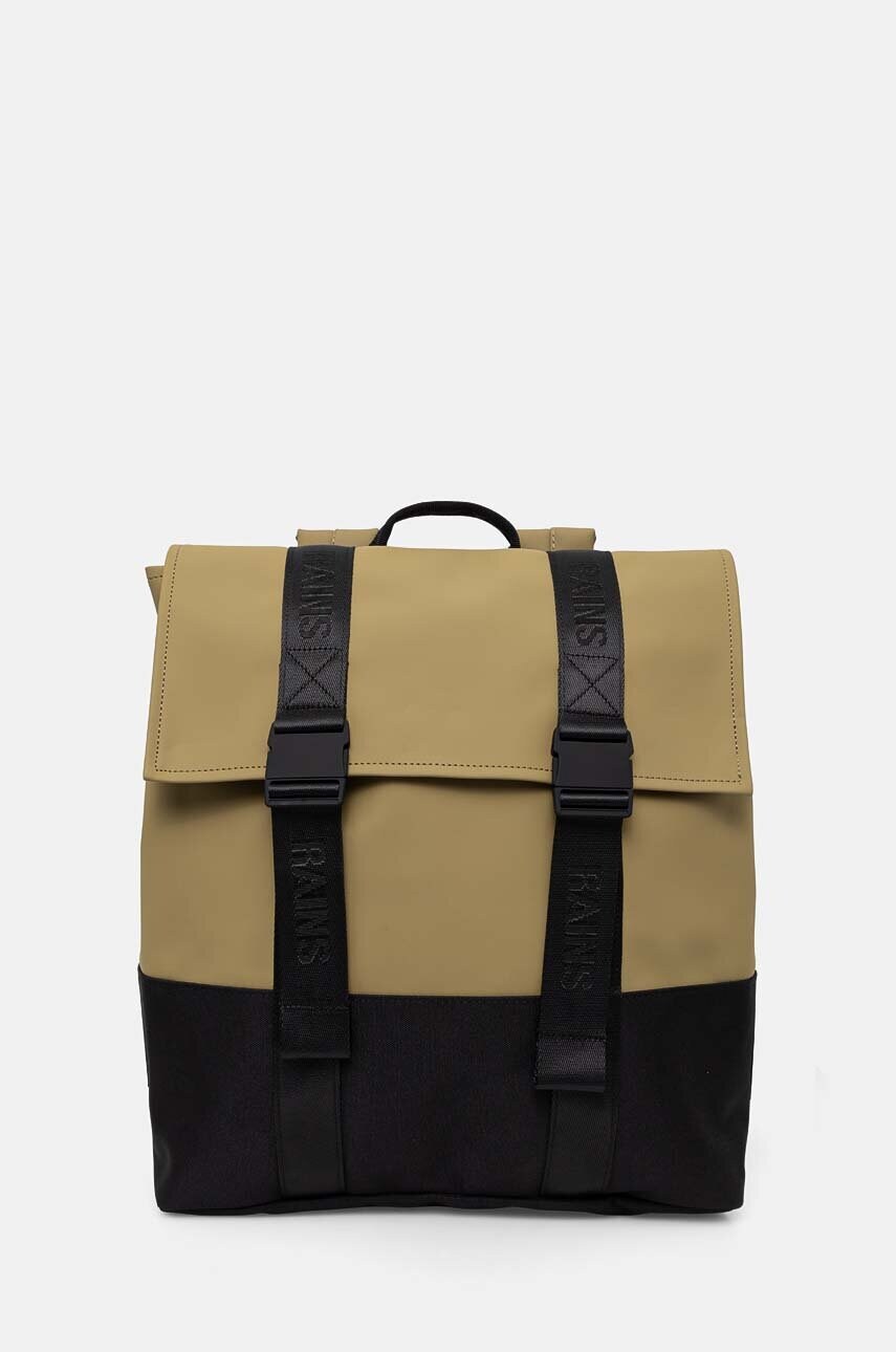 Rains rucsac Trail MSN Bag W3 culoarea verde, mare, neted, 14310-44