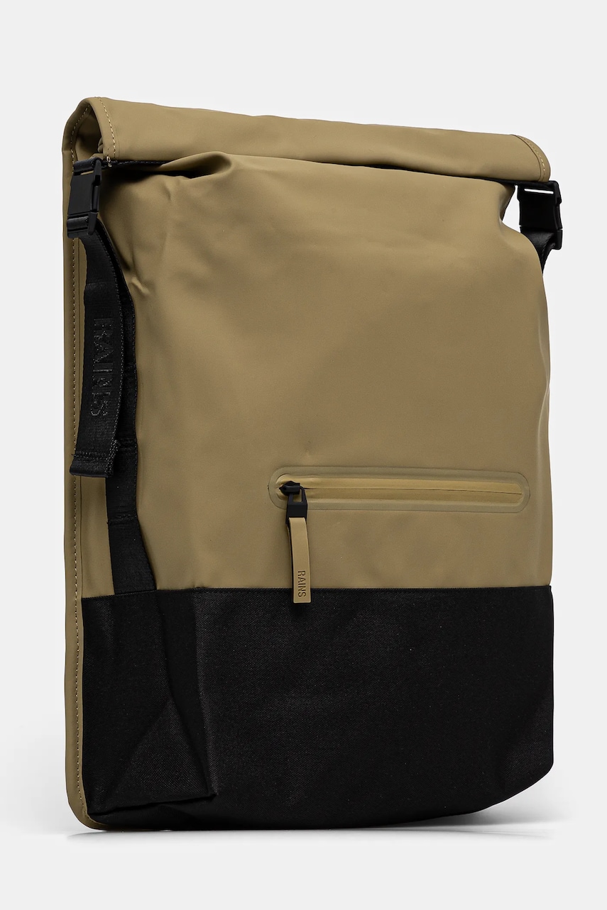 Рюкзак Rains Trail Rolltop Backpack W3 цвет зелёный большой однотонный 14320-44 Рюкзак Rains Trail Rolltop Backpack W3 цвет зелёный большой однотонный 14320-44