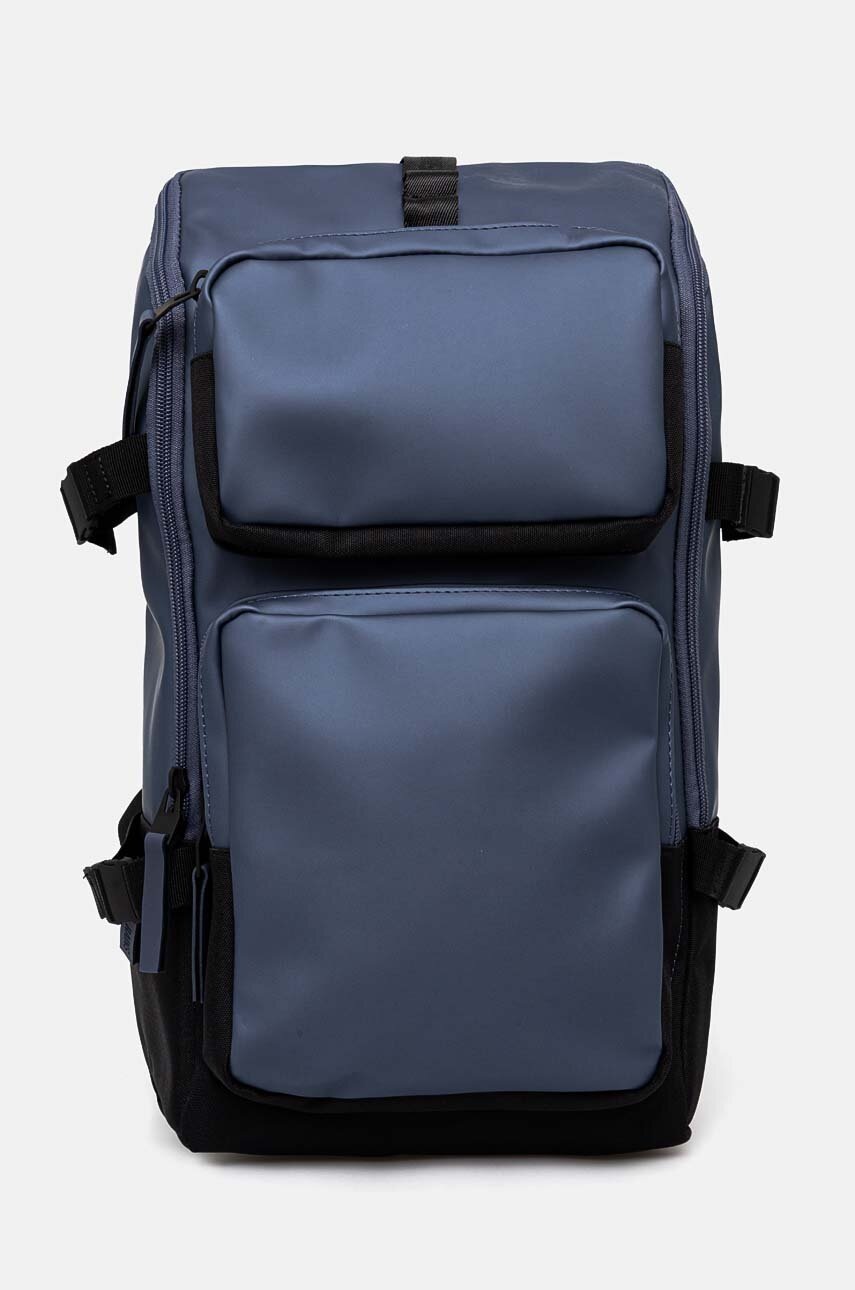 

Раница Rains Trail Cargo Backpack W3 в синьо голям размер с изчистен дизайн 14330-36, Син