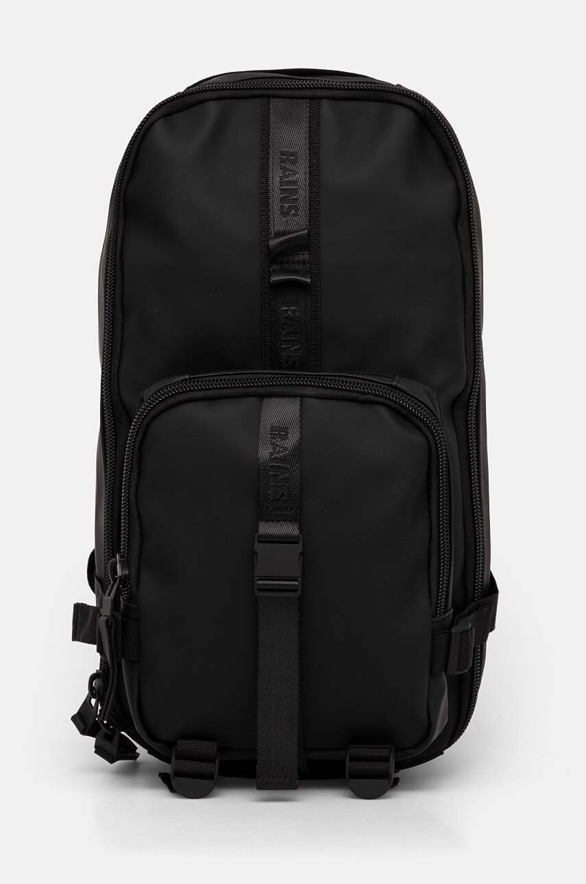 Rains rucsac Trail Rucksack W3 culoarea negru, mare, neted, 14350-01
