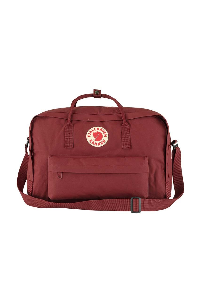 Fjallraven rucsac Kanken Weekender culoarea rosu, mare, neted, F23802.326 Fjallraven rucsac Kanken Weekender culoarea rosu, mare, neted, F23802.326