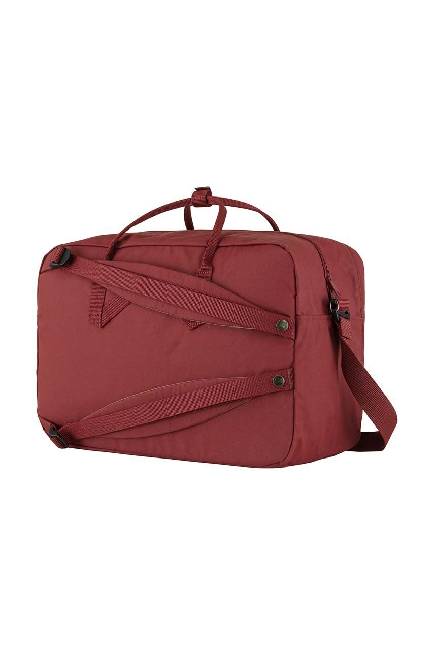Fjallraven hátizsák Kanken Weekender piros, nagy, sima, F23802.326 termék 2. képe