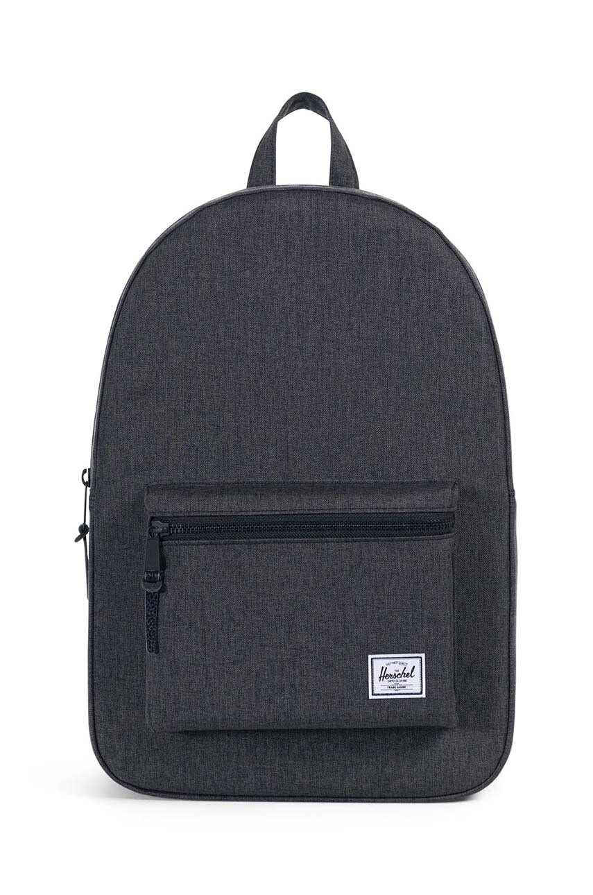 Herschel rucsac Settlement Black Crosshat culoarea negru, mare, neted, 10005-02093-OS Herschel rucsac Settlement Black Crosshat culoarea negru, mare, neted, 10005-02093-OS