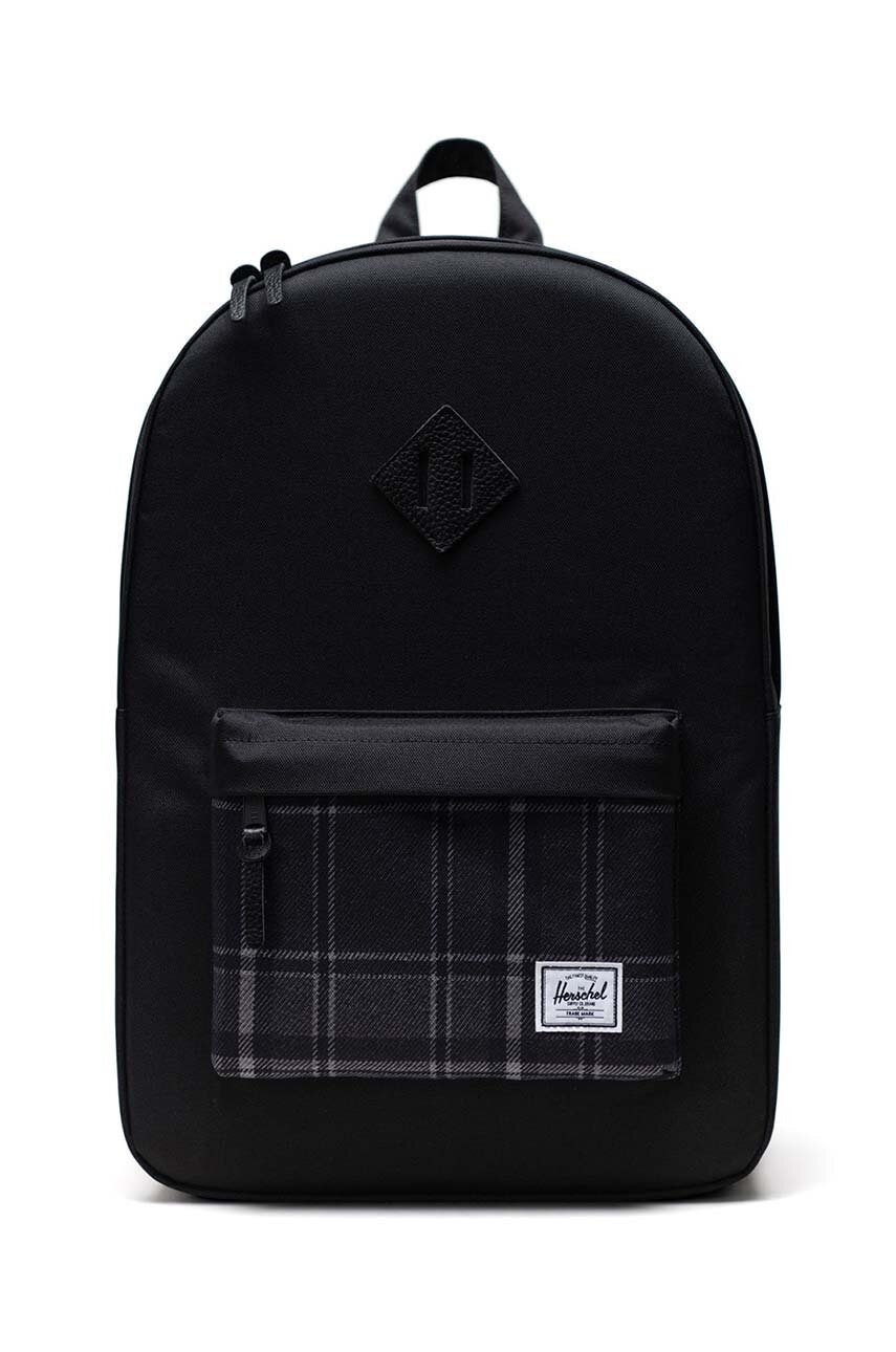 Herschel rucsac Heritage culoarea negru, mare, 10007-05679-OS