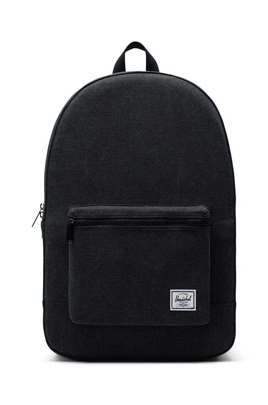 Herschel rucsac Daypack culoarea negru, mare, neted, 10076-01566-OS