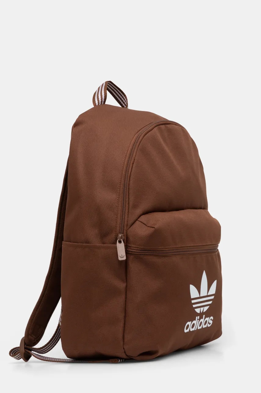 Рюкзак adidas Originals Adicolor цвет коричневый большой с принтом IX7458 Рюкзак adidas Originals Adicolor цвет коричневый большой с принтом IX7458