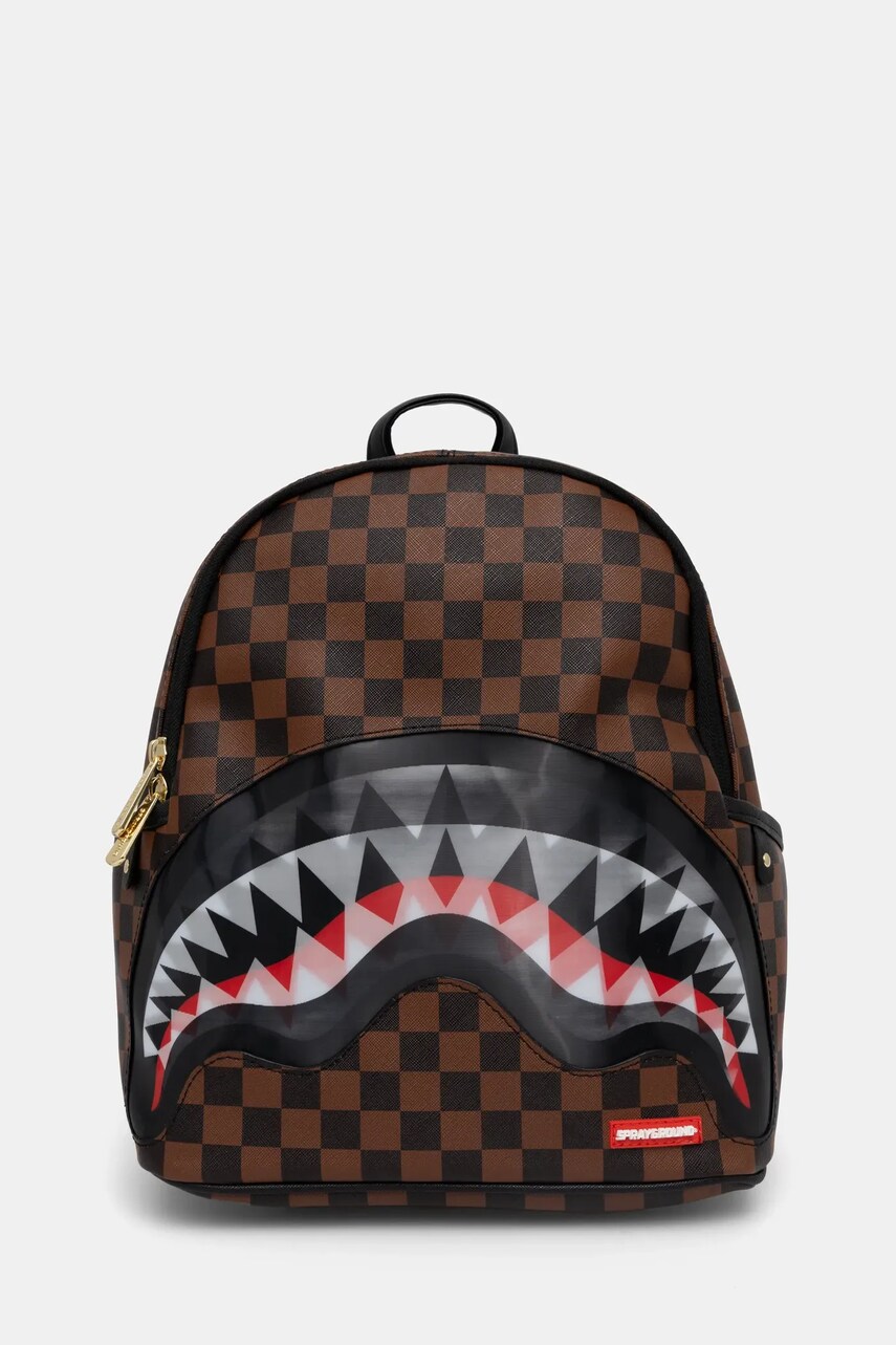 Sprayground rucsac culoarea maro, mic, cu imprimeu, 910B6519NSZ