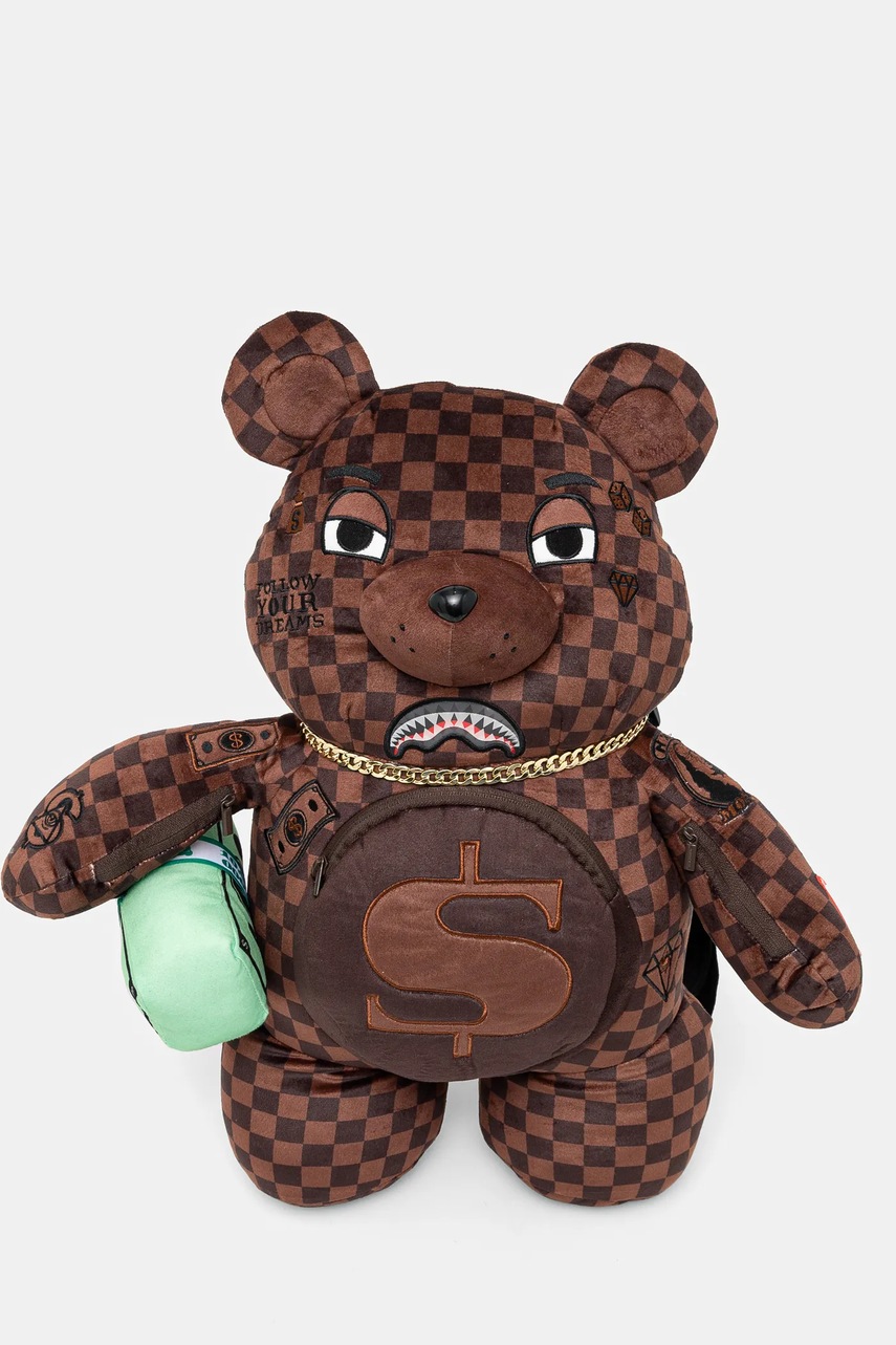 Sprayground rucsac culoarea maro, mic, modelator, 910B6518NSZ