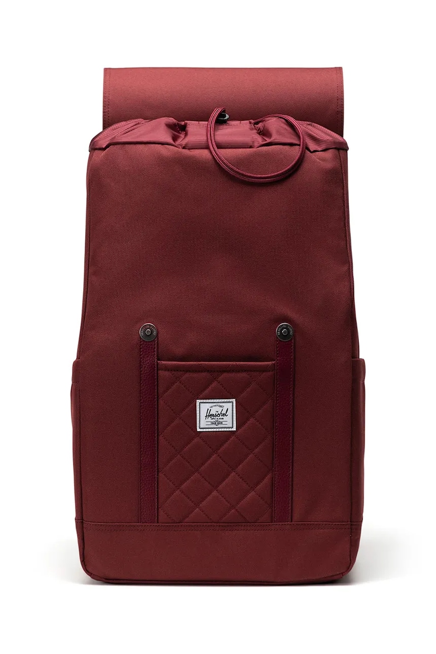 Рюкзак Herschel Retreat Backpack цвет бордовый большой однотонный 11397-06501-OS Рюкзак Herschel Retreat Backpack цвет бордовый большой однотонный 11397-06501-OS