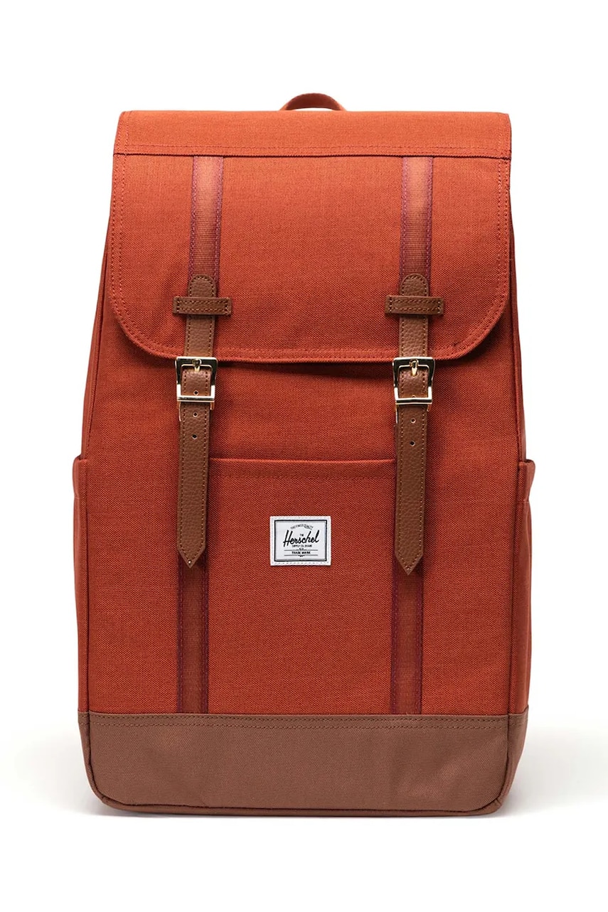 Herschel rucsac Retreat Backpack culoarea portocaliu, mare, neted, 11397-06507-OS Herschel rucsac Retreat Backpack culoarea portocaliu, mare, neted, 11397-06507-OS