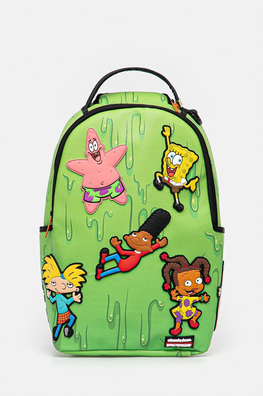 Sprayground rucsac culoarea verde, mare, modelator, 910B5196NSZ