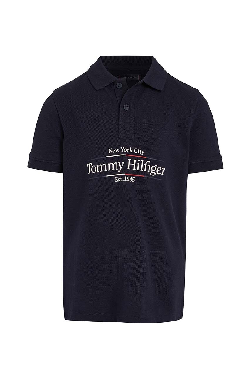Дитяче бавовняне поло Tommy Hilfiger