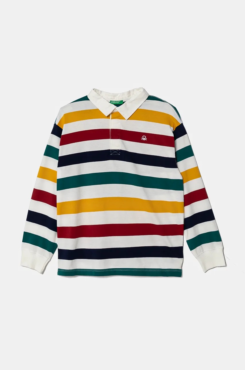 

Детска блуза с дълги ръкави United Colors of Benetton с десен 3TBXC301M, Многоцветен