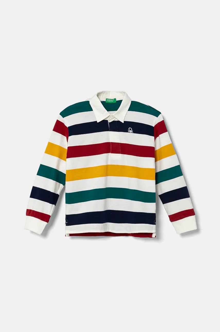 

Детска блуза с дълги ръкави United Colors of Benetton с десен 3TBXG300T, Многоцветен