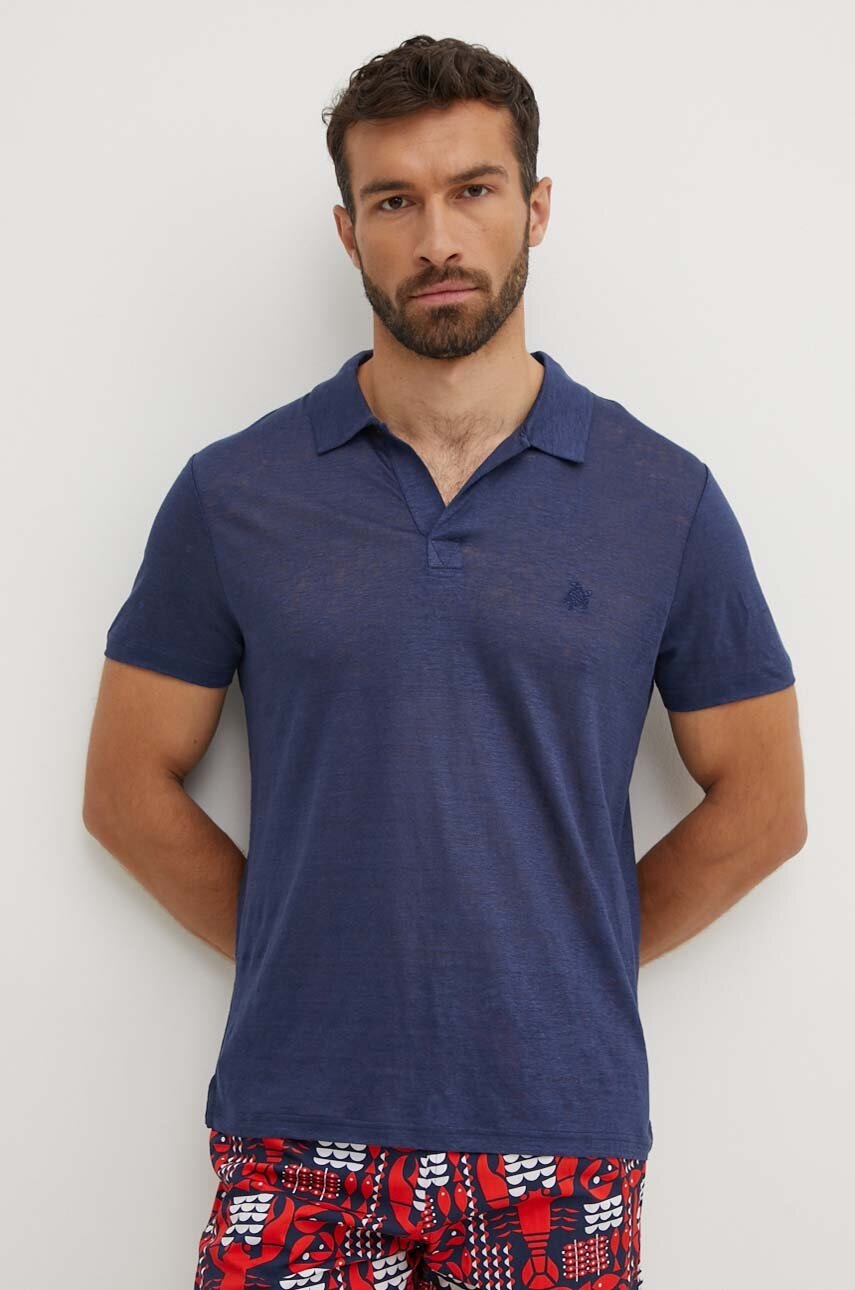 Λινό πόλο Vilebrequin PYRAMID φωτογραφία