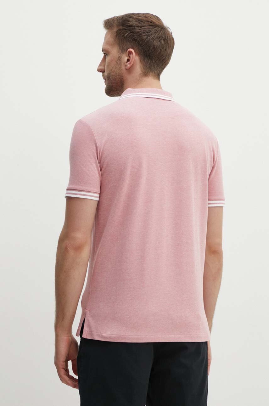 Поло Polo Ralph Lauren чоловіче колір рожевий однотонне 710941492 