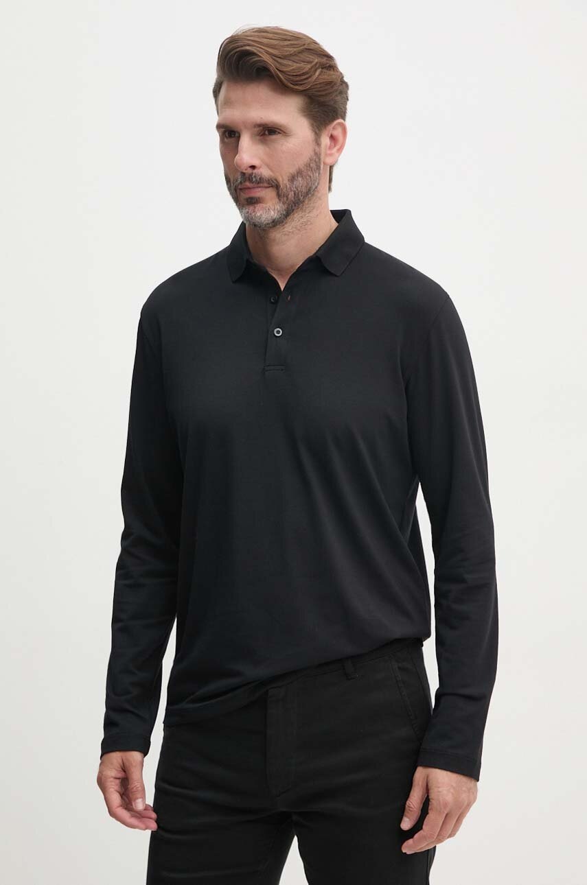 

Блуза с дълги ръкави Sisley в черно с изчистен дизайн 32WHS300R, Черен
