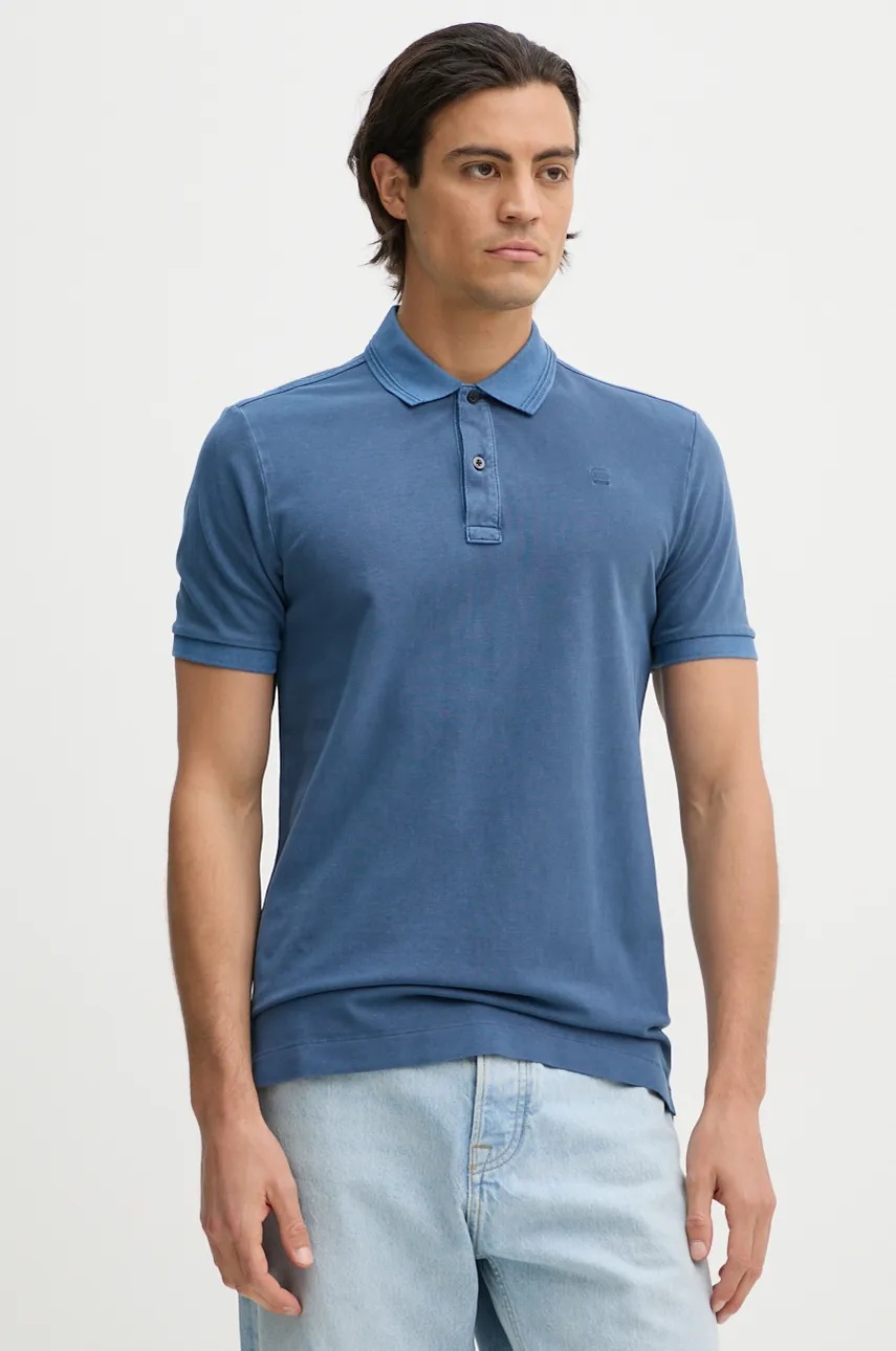 G-Star Raw tricou polo barbati, neted, D11595-D756