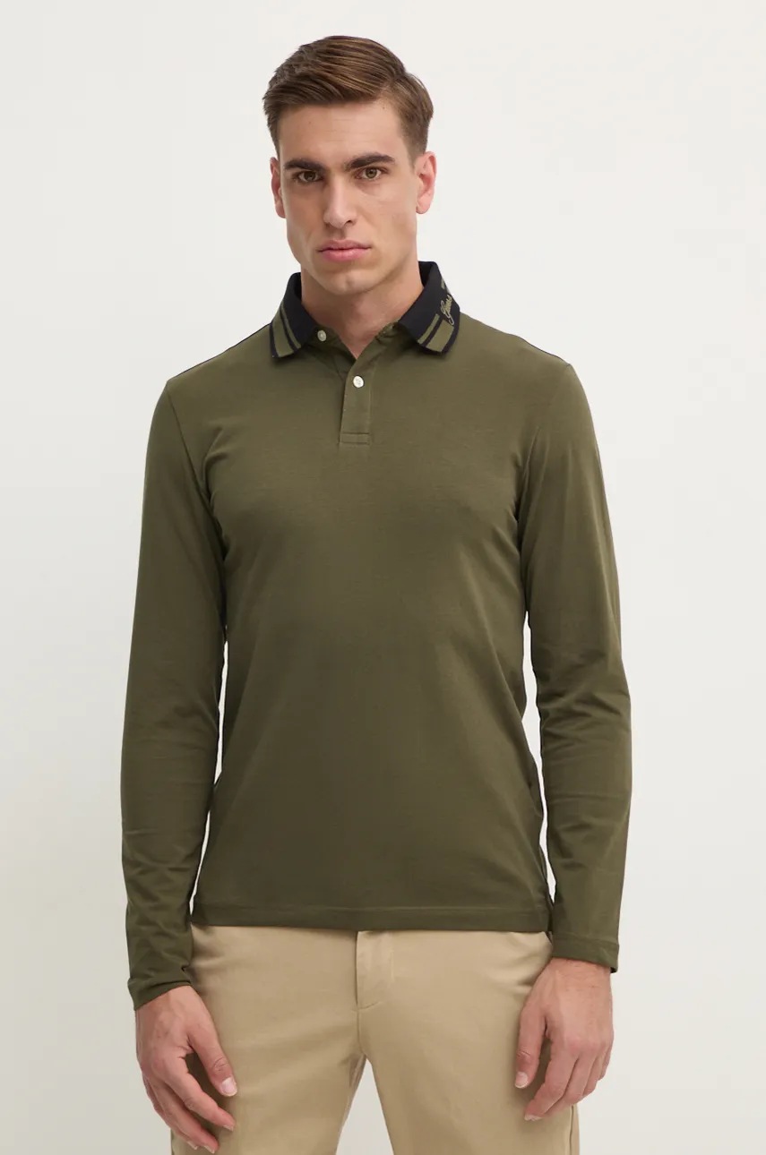 

Блуза с дълги ръкави Guess OLIVER в зелено с апликация M4BP36.J1314, Зелен
