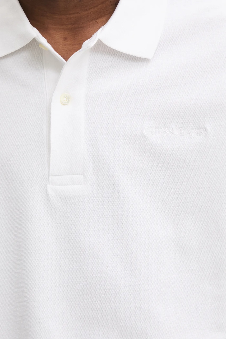 Βαμβακερό μπλουζάκι πόλο Guess Jeans φωτογραφία