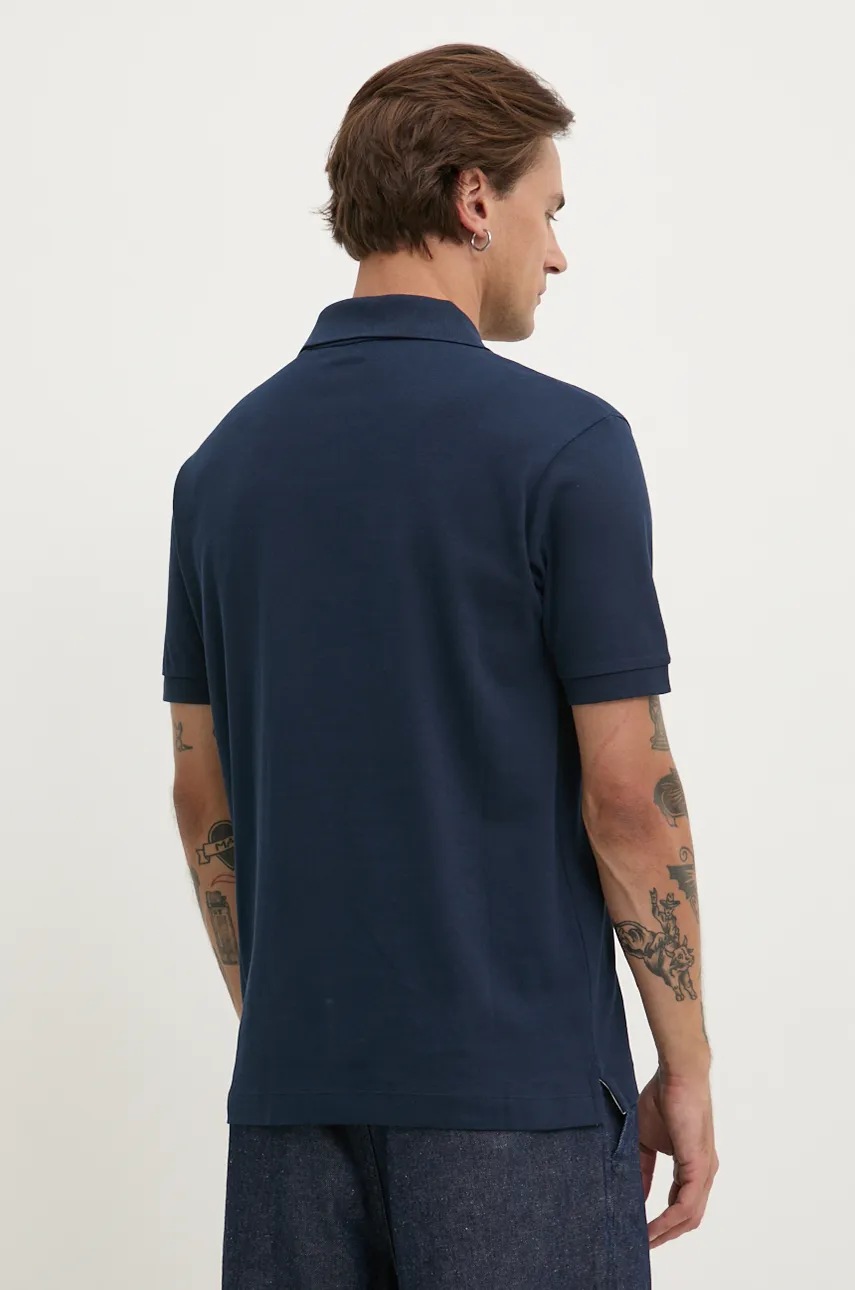 Βαμβακερό μπλουζάκι πόλο Guess Jeans χρώμα: ναυτικό μπλε, M4BP29 KCJV1 φωτογραφία