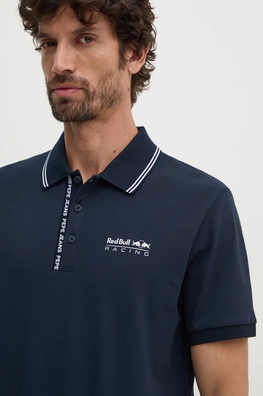Πόλο Red Bull Racing x Pepe Jeans χρώμα: ναυτικό μπλε, RM540001 φωτογραφία