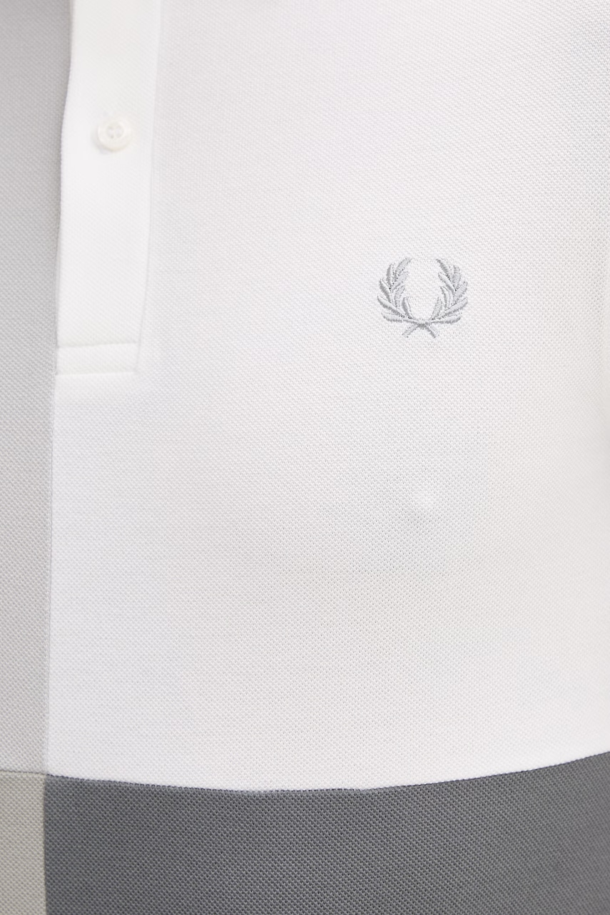 Bavlnené polo tričko Fred Perry Beams Grid Design Shirt
