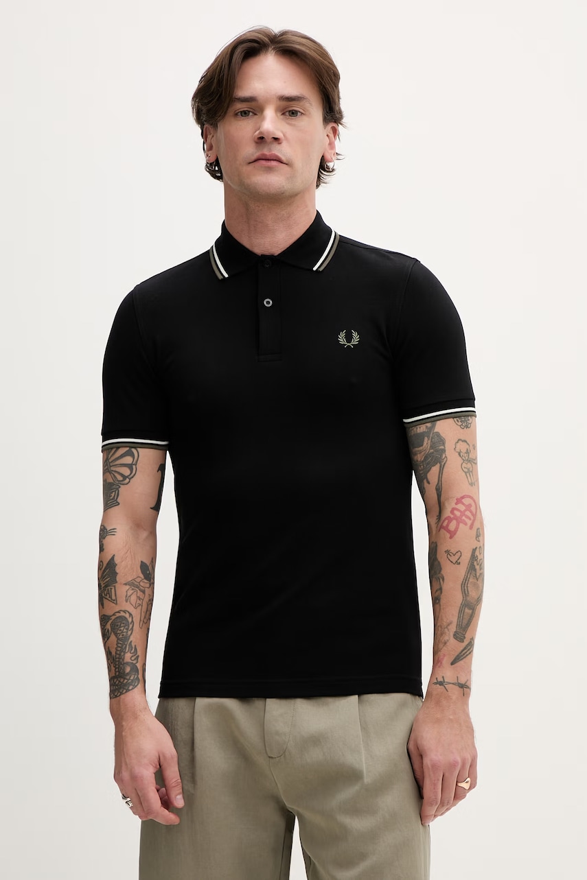 Fred Perry Bavlnené polo tričko Fred Perry The Twin Tipped Shirt