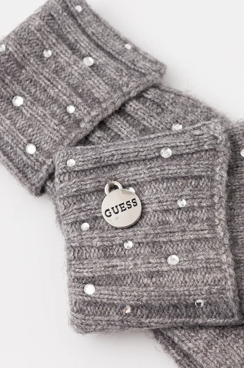 Перчатки Guess женские цвет серый AW5215 POL02 Перчатки Guess женские цвет серый AW5215 POL02